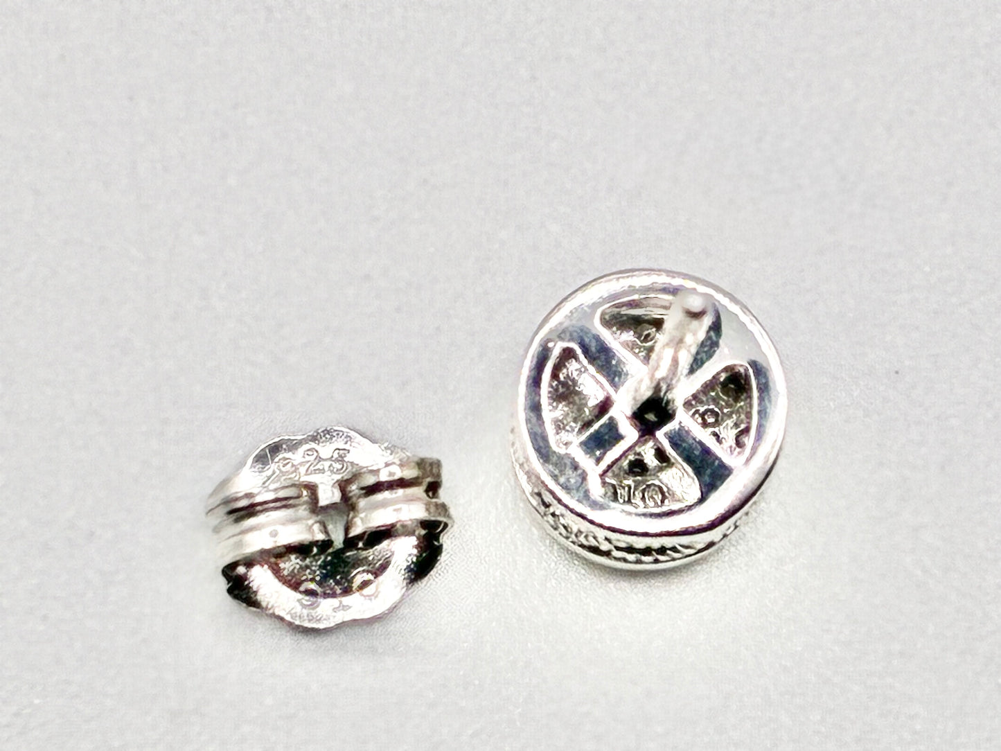 OTC Sterling Silver Diamond Halo Stud Earrings — 1/10 ct. t.w.