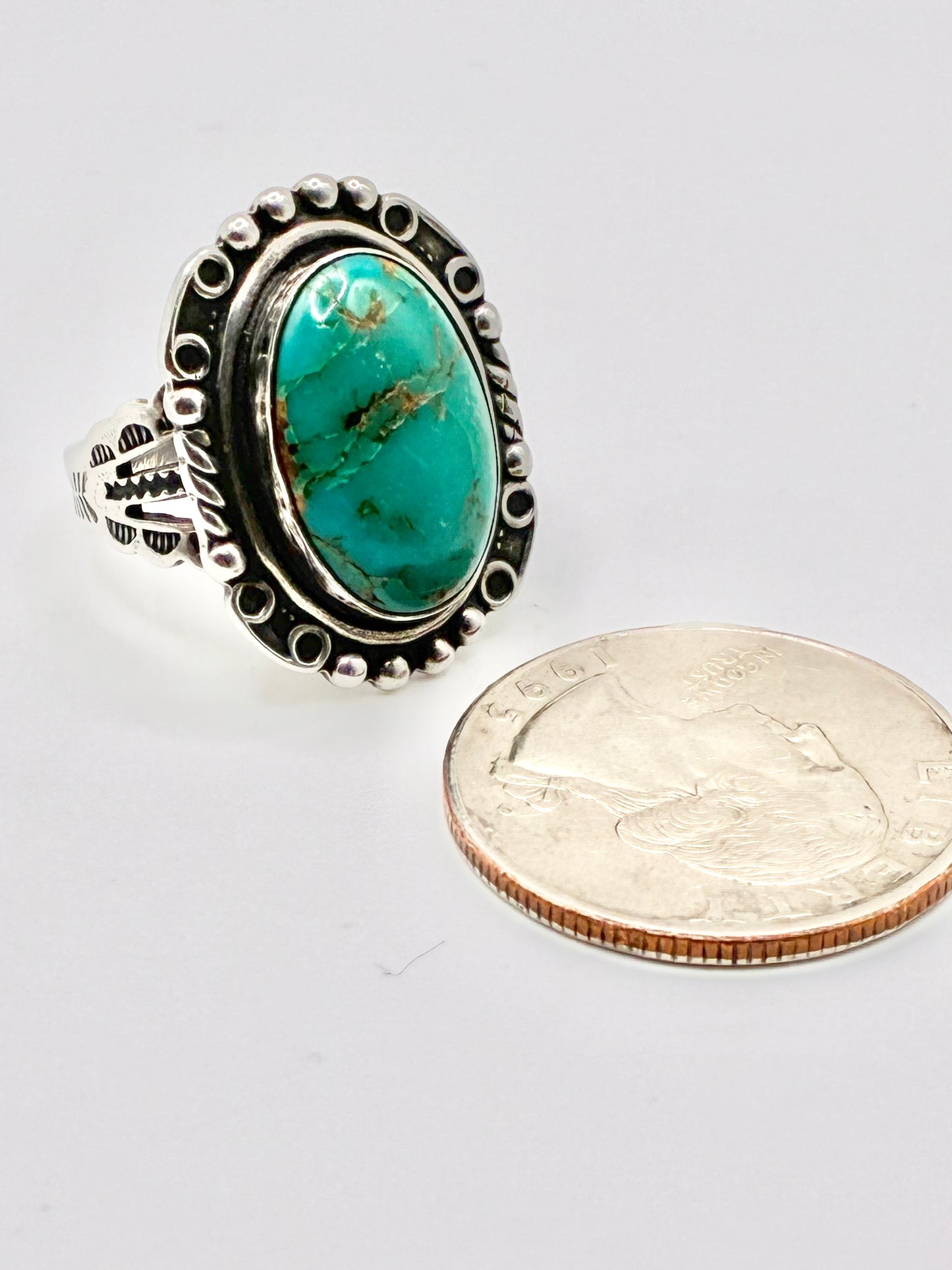 Native American Sterling Silver Ring - Size 6