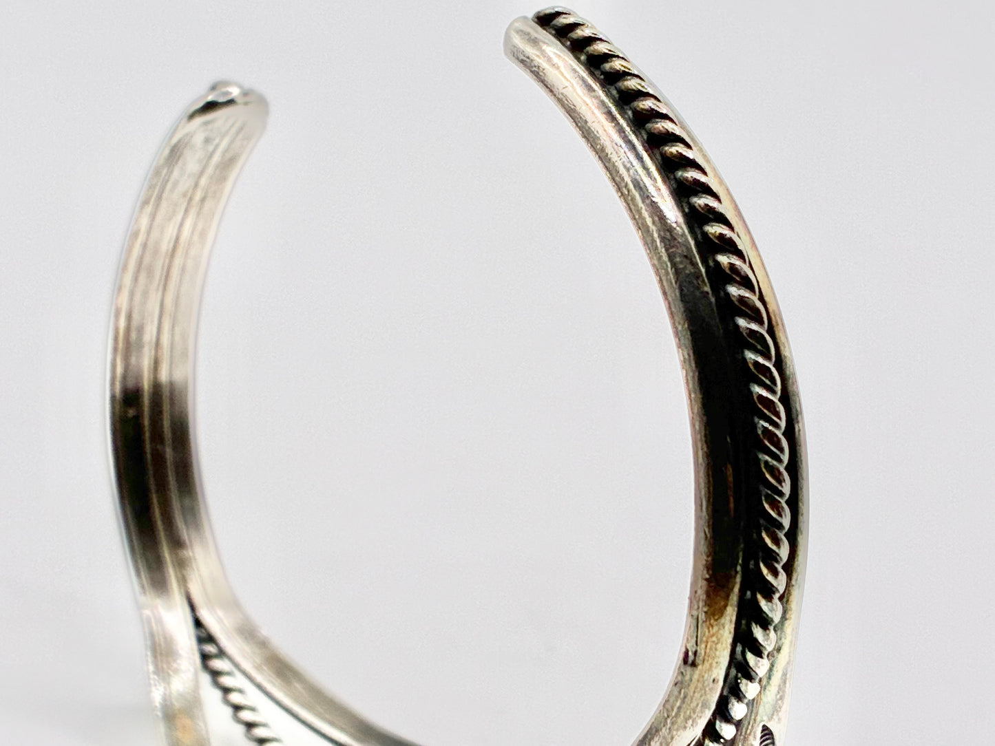 Navajo Sterling Silver Turquoise Cuff Bracelet