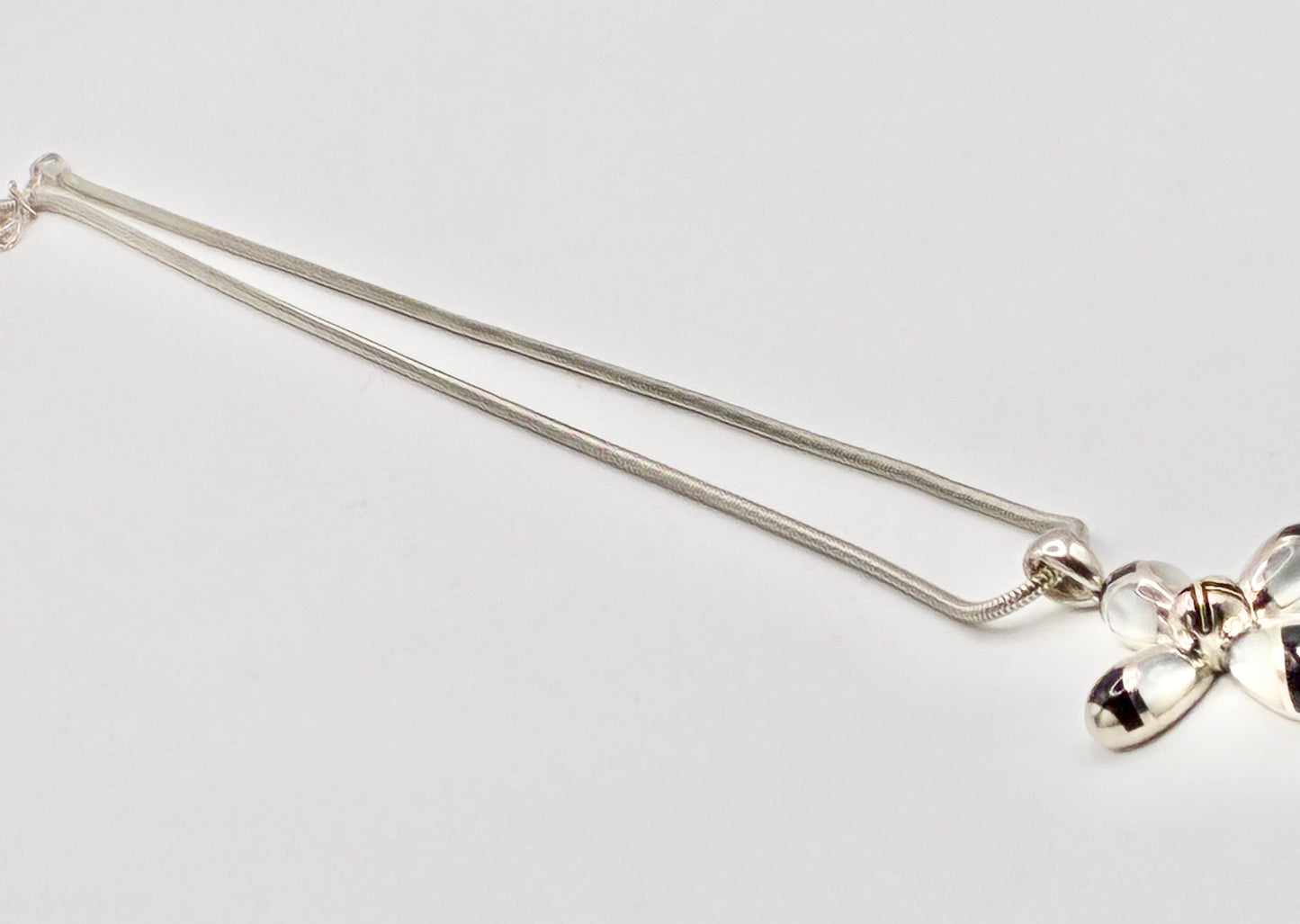 Eric Grossbardt Sterling Silver & 18K Cross Necklace