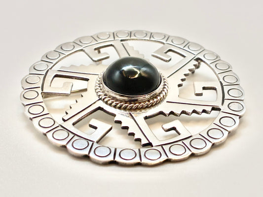 Sterling Silver 925 Brooch/Pin Pendant – 2.24"