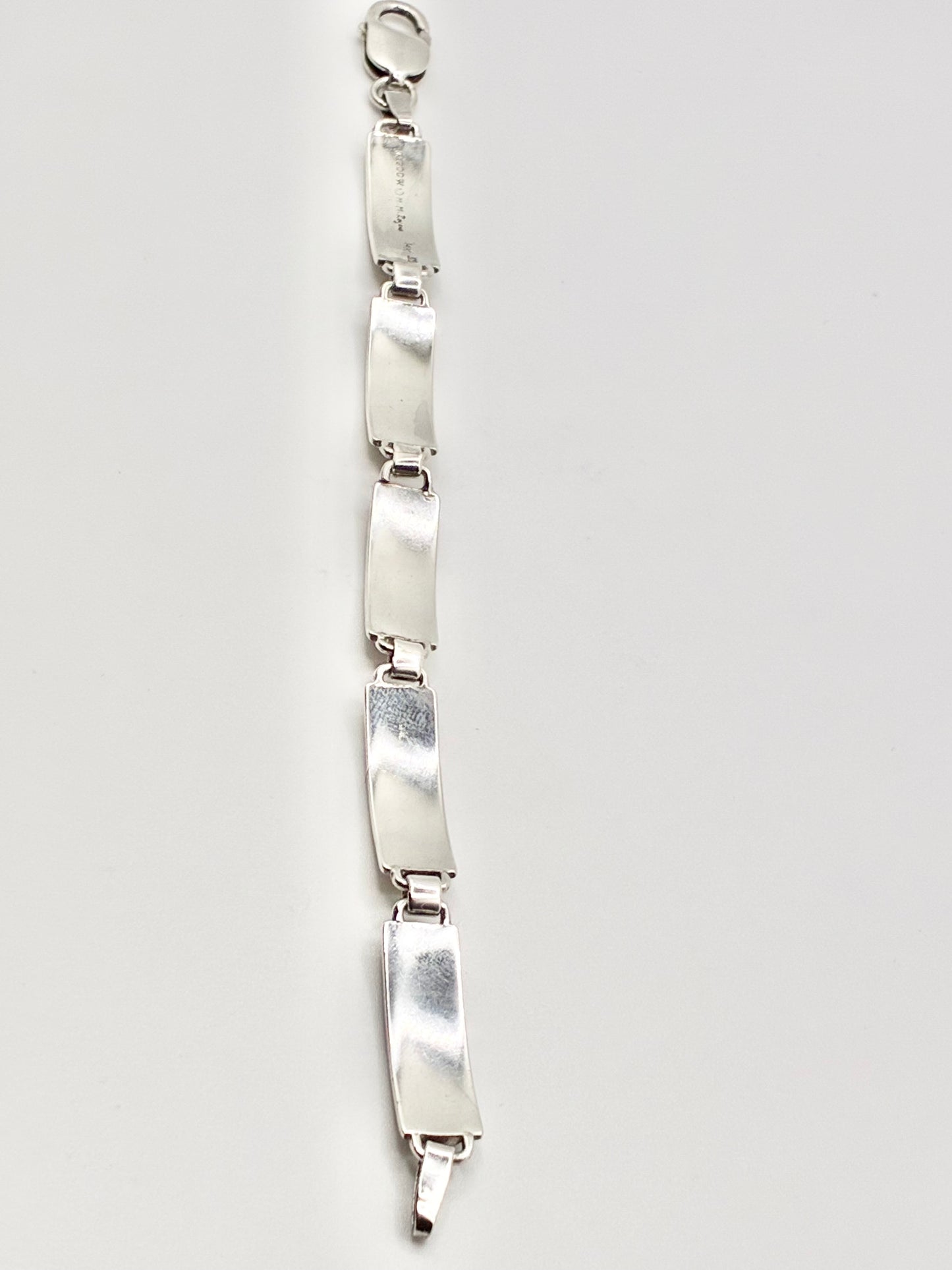M.M. Rogers 14K & Sterling Silver Link Bracelet – 7”
