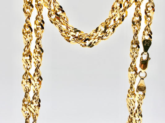 Milor Italy Sterling Silver 925 Necklace 23.75"