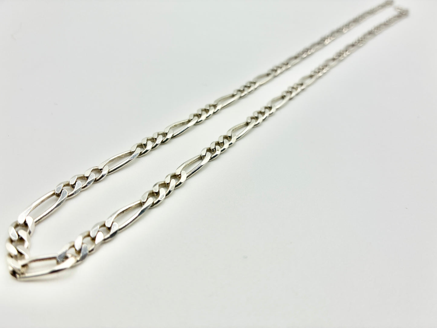 Italian 925 Silver Link Chain Necklace 18"