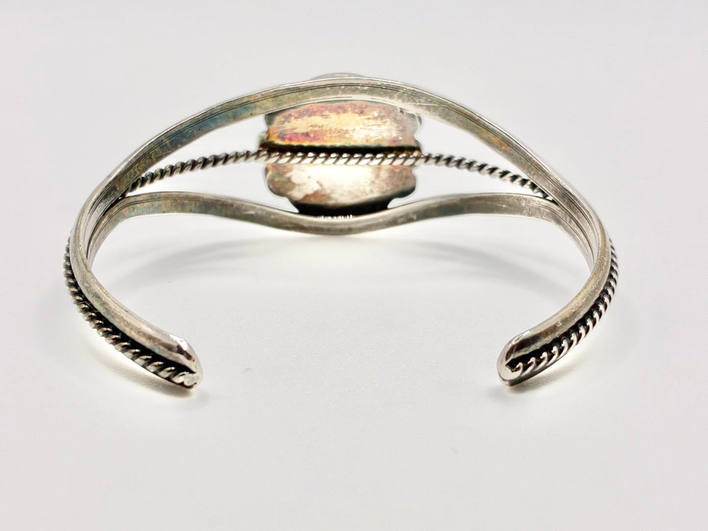 Navajo Sterling Silver Turquoise Cuff Bracelet