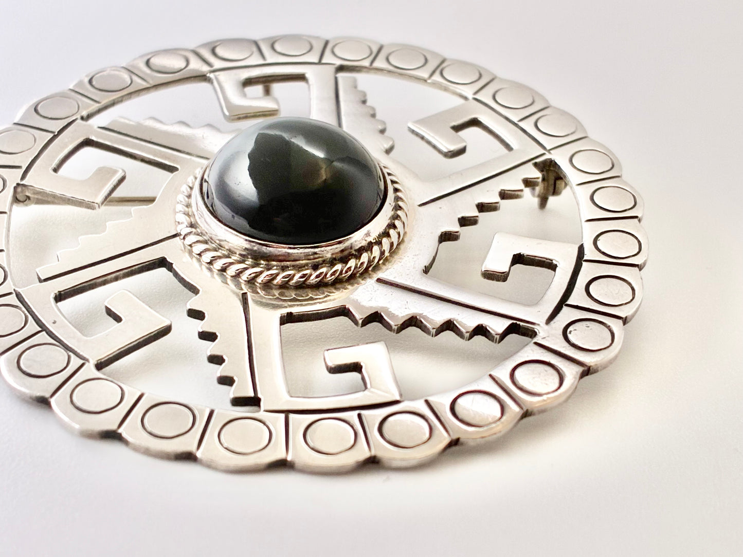 Sterling Silver 925 Brooch/Pin Pendant – 2.24"