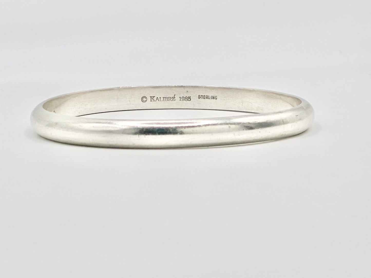 Kalibre Sterling Silver Bangle Bracelet | Designer Sterling Silver