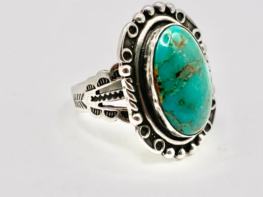 Native American Sterling Silver Ring - Size 6