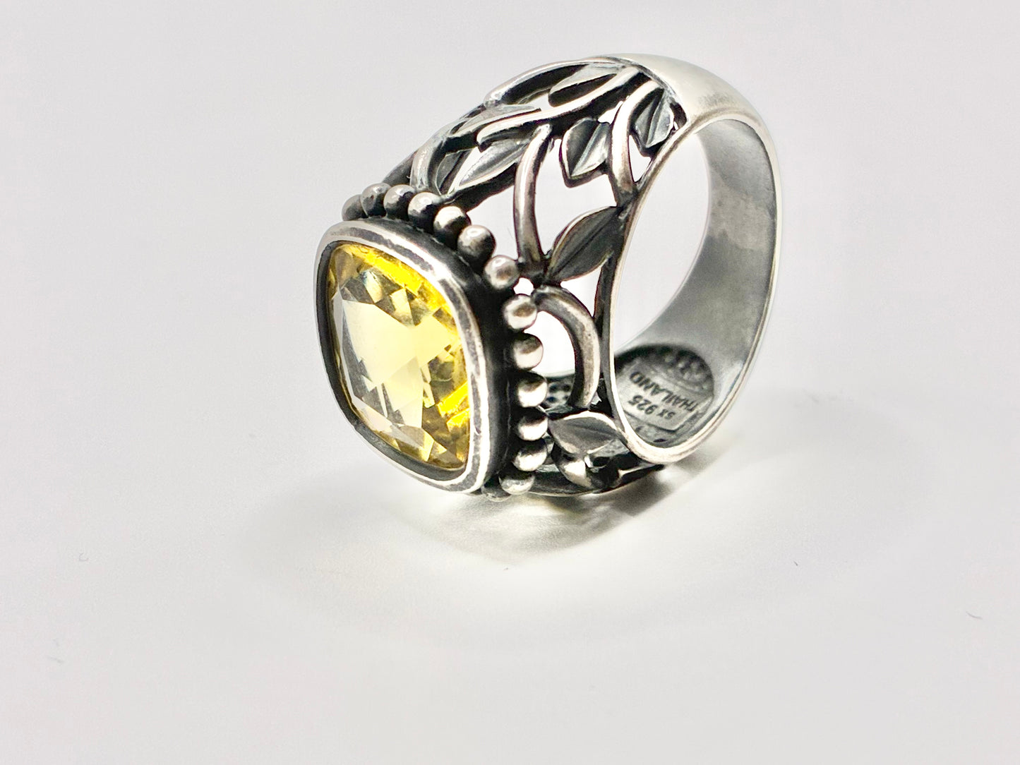 Sterling Silver SX 925 Thailand Ring - Size 8.5