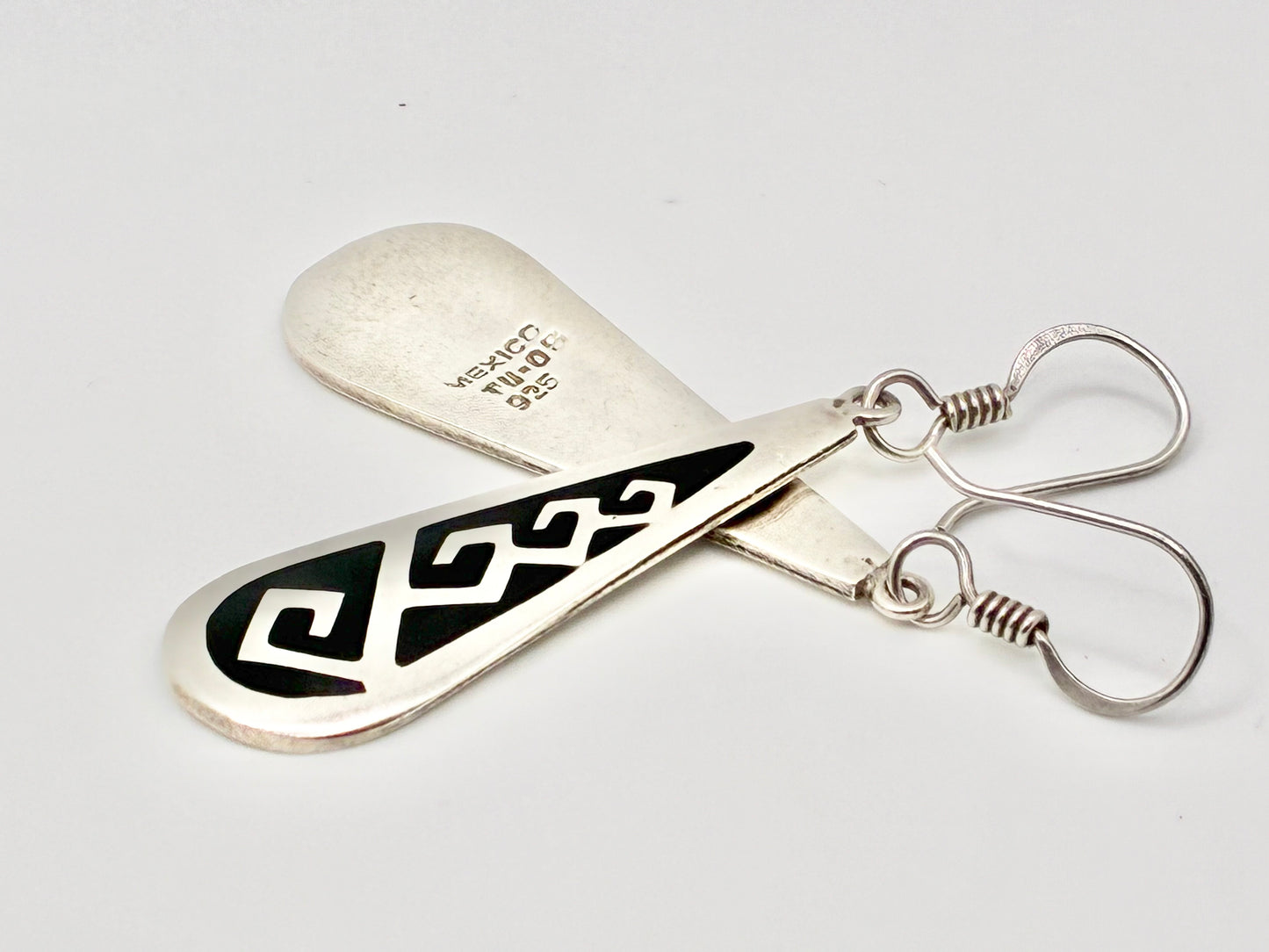 Sterling Silver Mexico Dangle Earrings