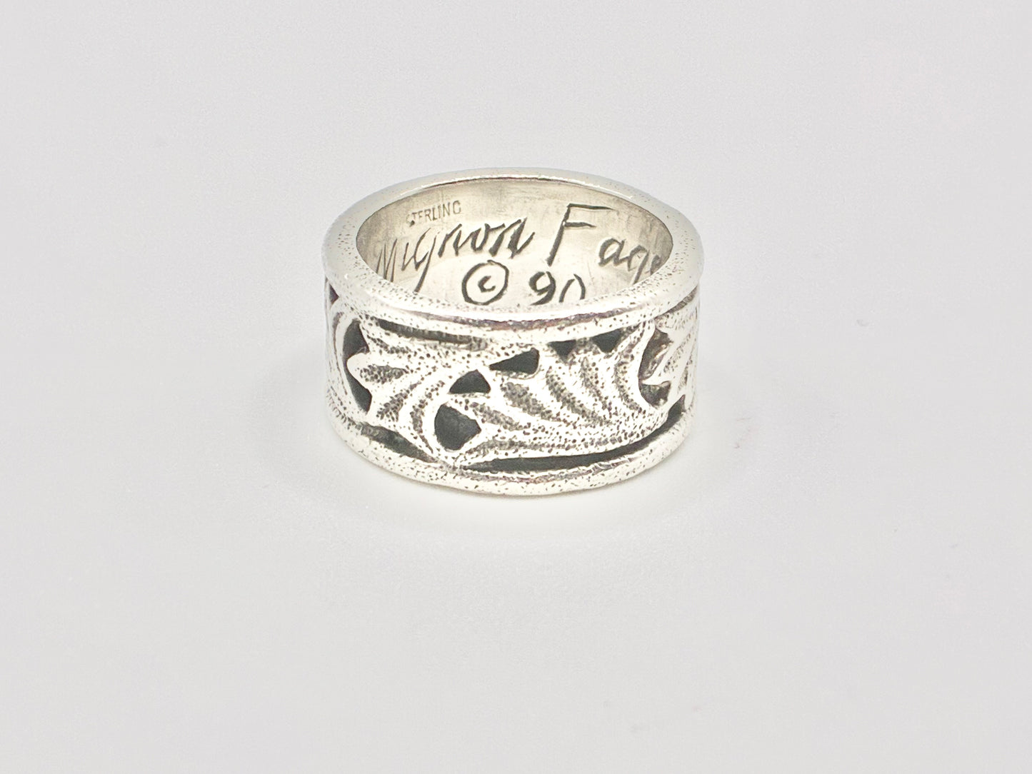 Mignon Faget Sterling Silver Ring (1990) — Retired Design — Approx. Size 7.5