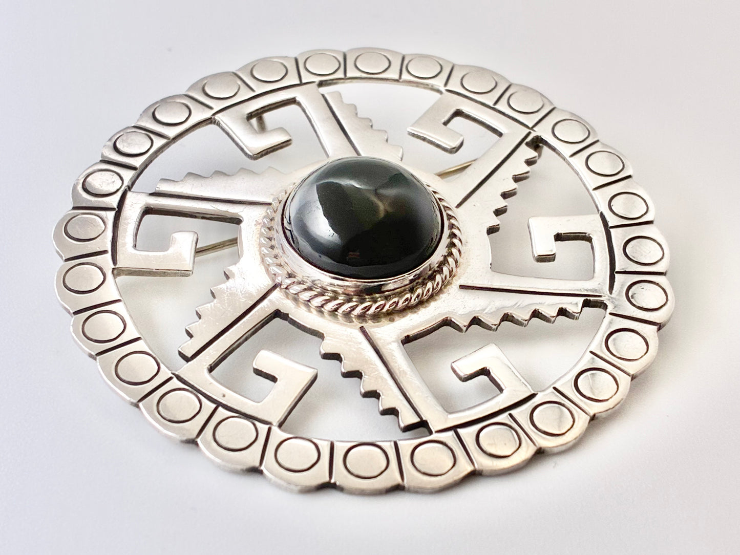 Sterling Silver 925 Brooch/Pin Pendant – 2.24"