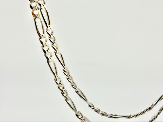 Italian 925 Silver Link Chain Necklace 18"