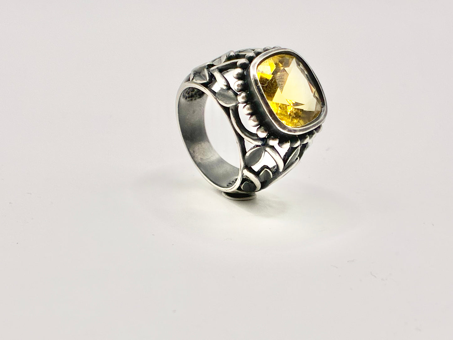 Sterling Silver SX 925 Thailand Ring - Size 8.5