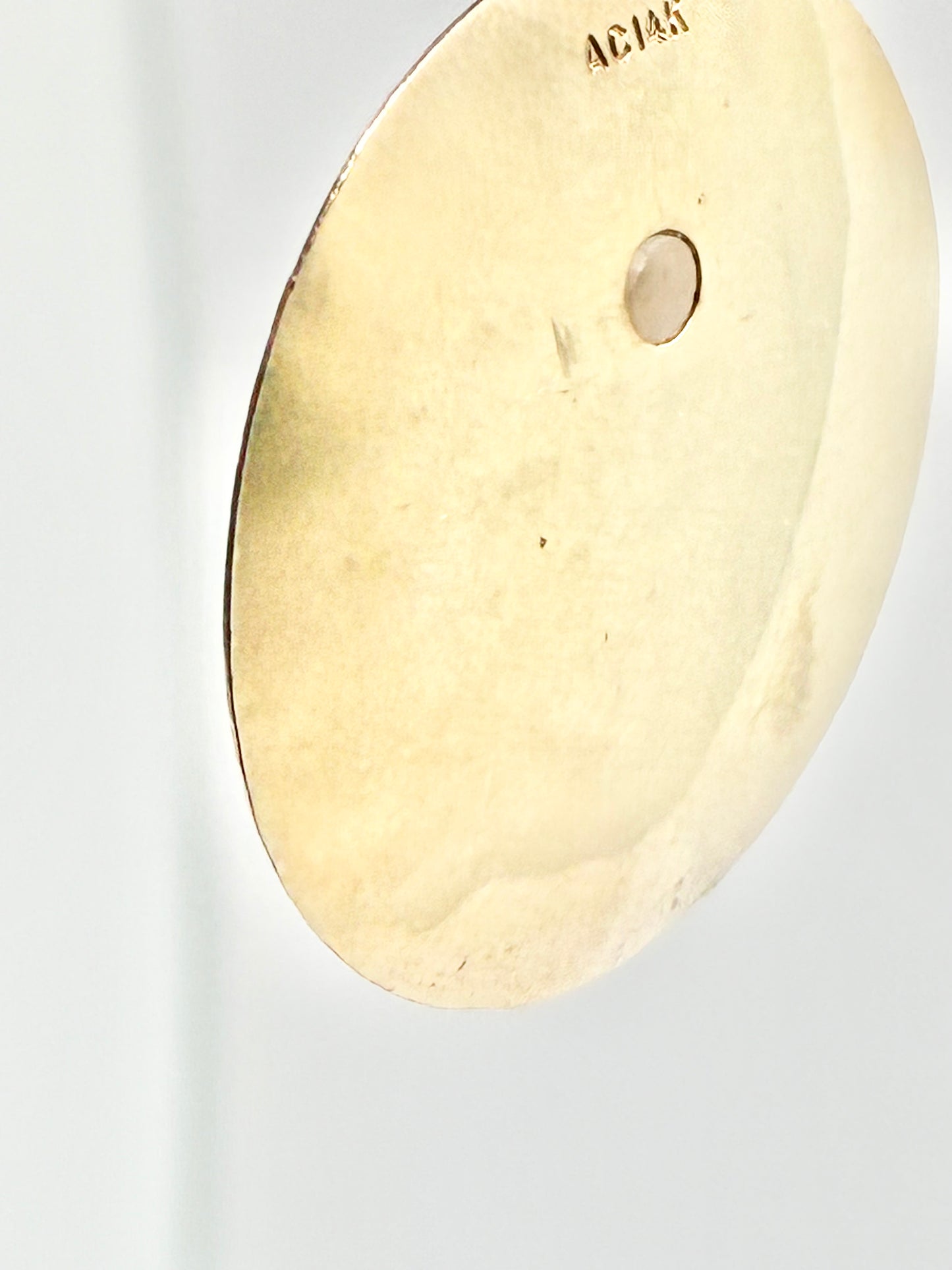 14K Gold “Merry Christmas” Nativity Charm