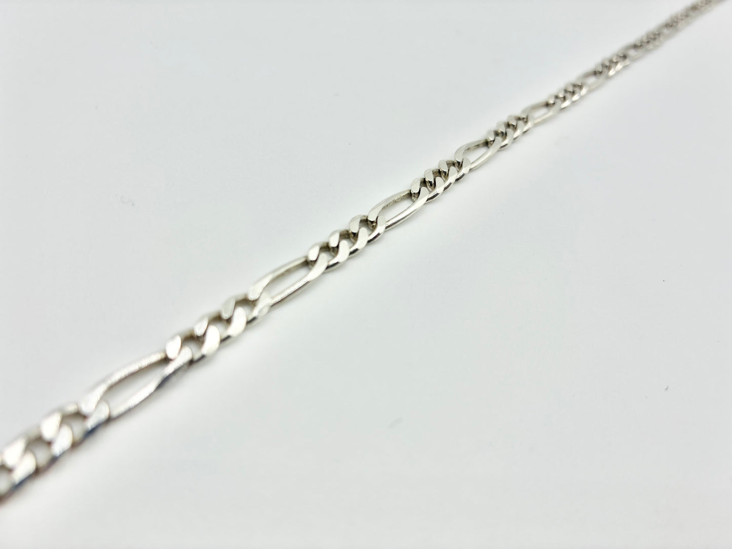 Italian 925 Silver Link Chain Necklace 18"