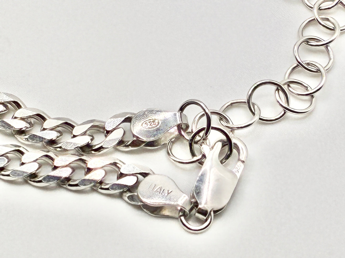 925 PZ Israel Green Cabochon Pendant & Necklace