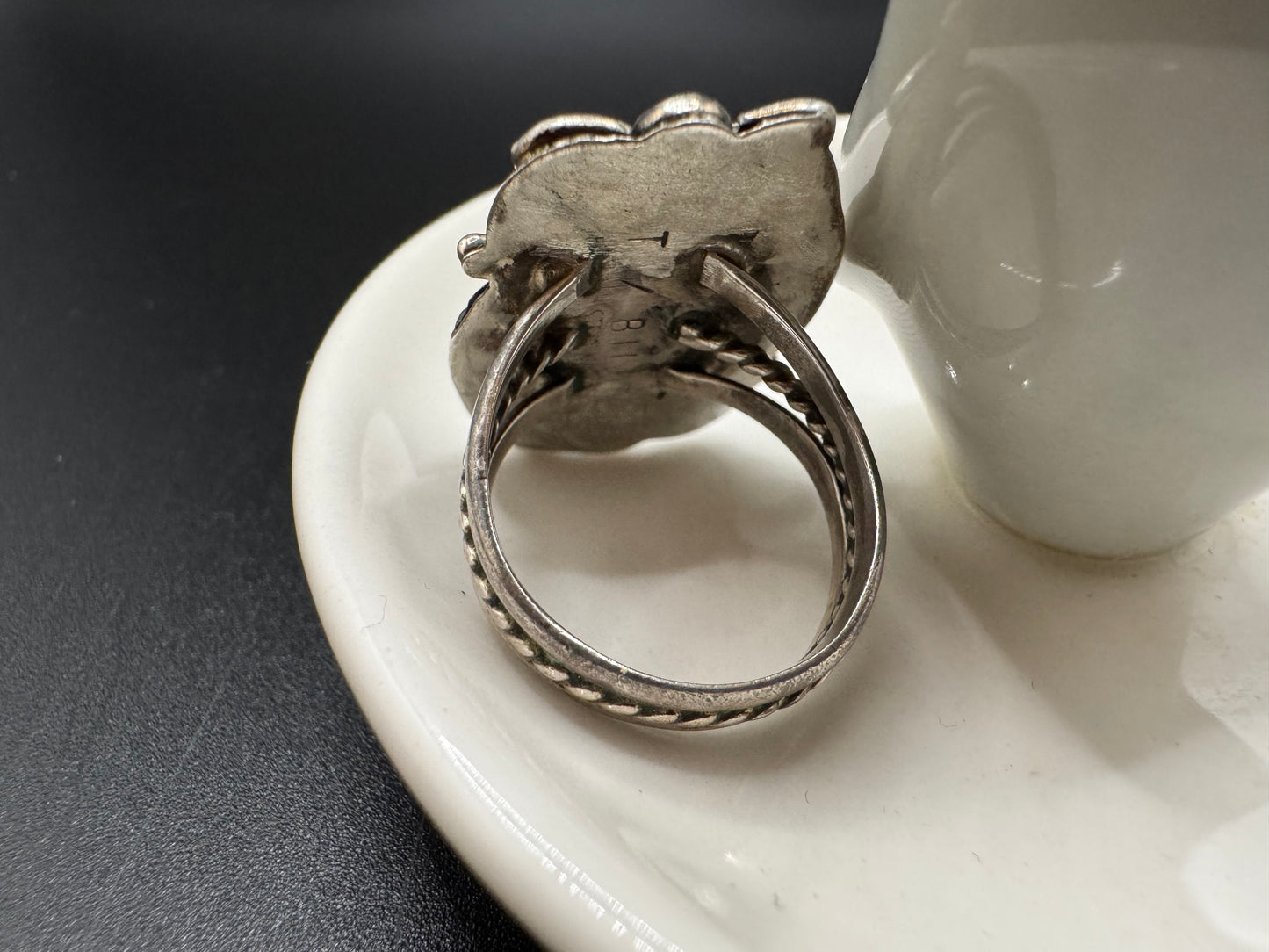 Native American Sterling Silver Ring - Size 6.75